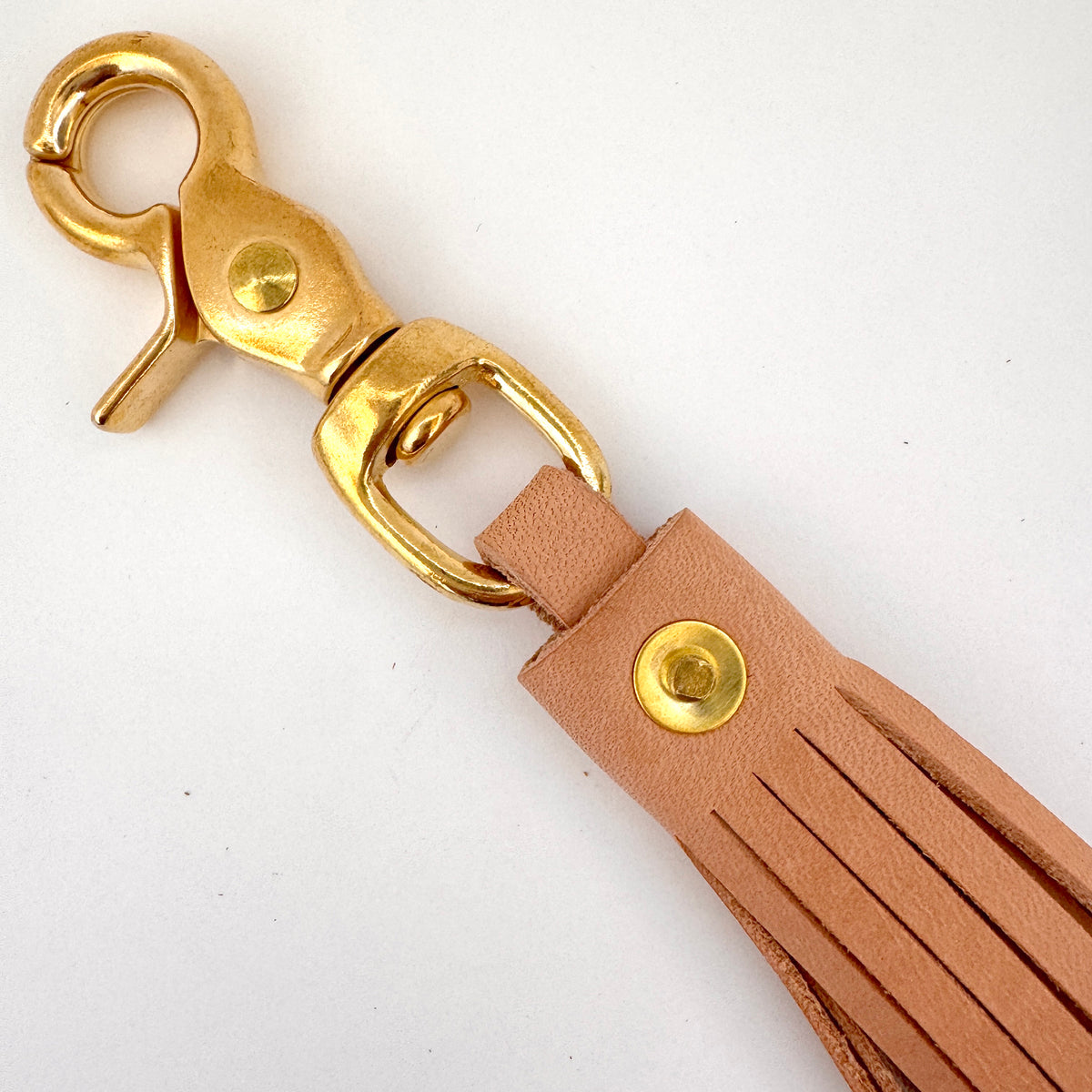 Tassel Keychain in Natural