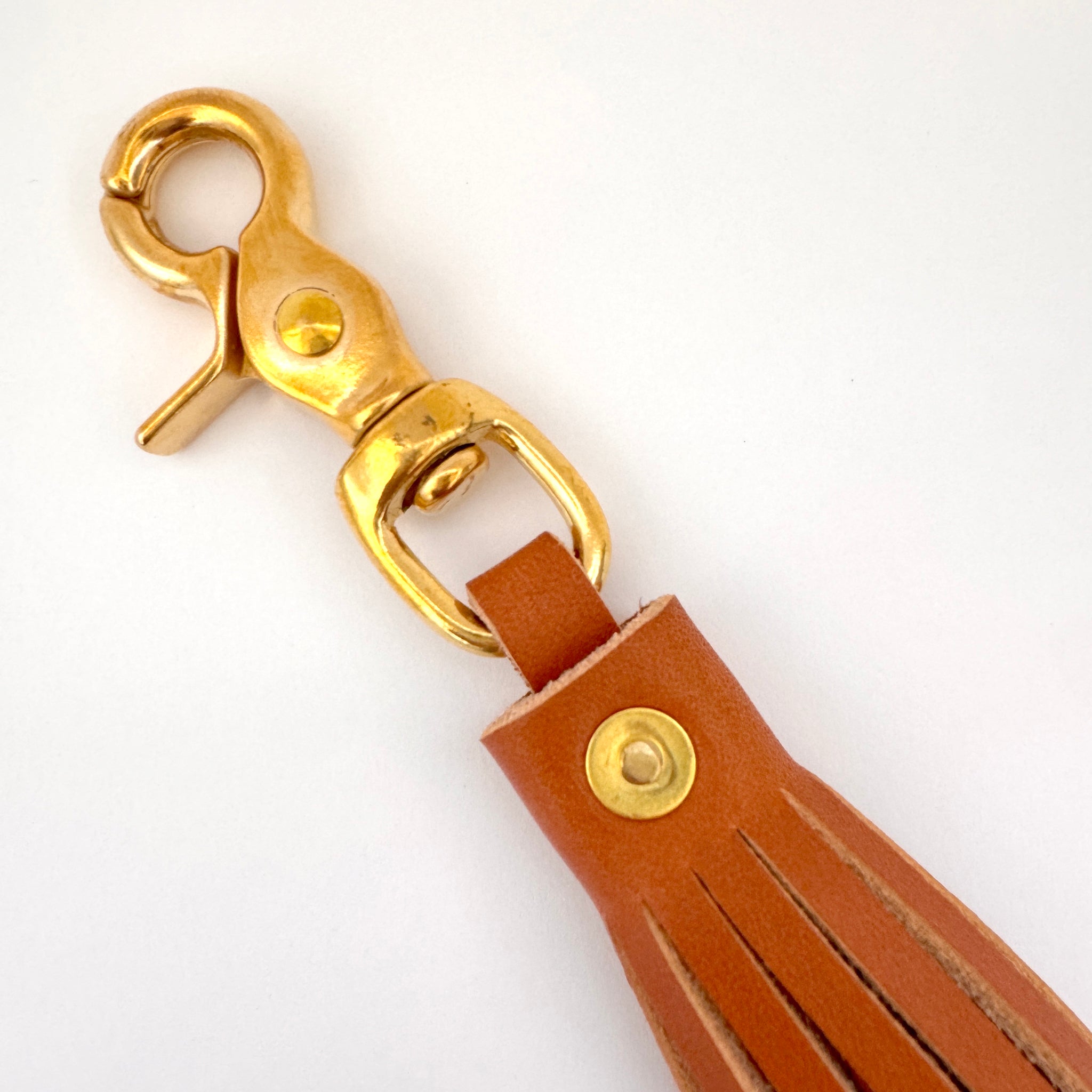小物 MY WEAKNESS SCALA TASSEL Tassel Keychain in Whiskey – Bryr Studio