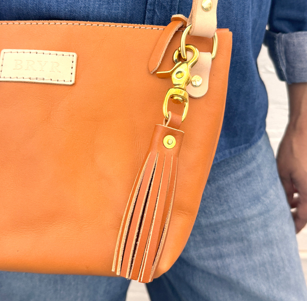 Tassel Keychain in Whiskey