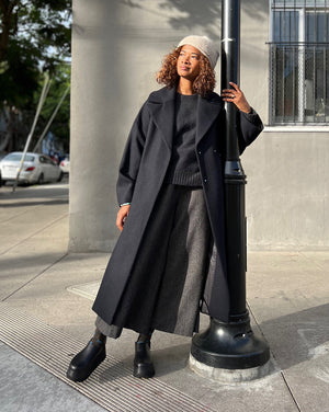 Tegan Clog in Moto Black