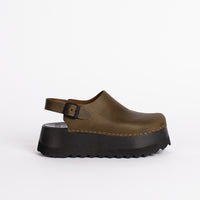 Tegan in Moss Leather - Size 9 (T2)