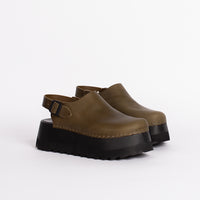 Tegan in Moss Leather - Size 9 (T2)