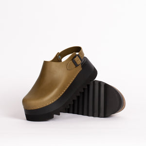 Tegan Clog in Moss- Coming 9/24