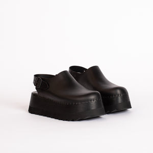 Tegan Clog in Moto Black