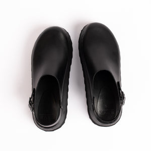 Tegan Clog in Moto Black