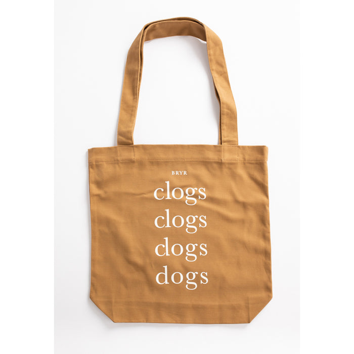 Clogs + Dogs Canvas Tote Apparel & Accessories Tote