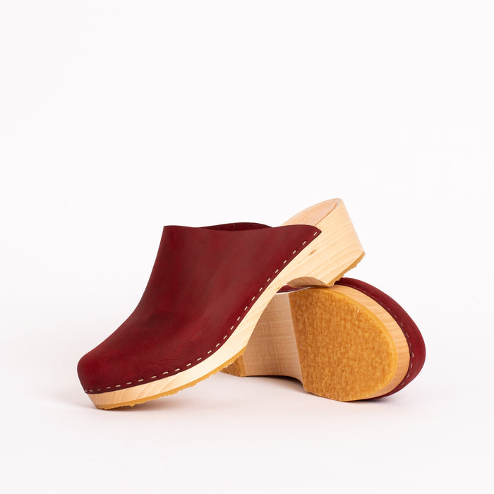 Worker Clog in Sangria- Coming 10/8