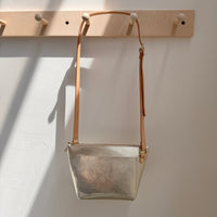 Crossbody Bag in White Gold