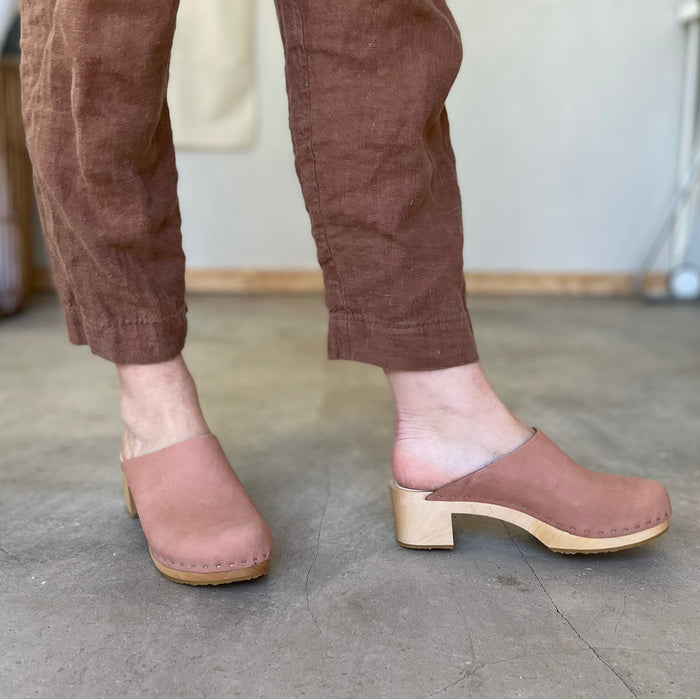 Gabe Block Heel in Adobe - Final sale