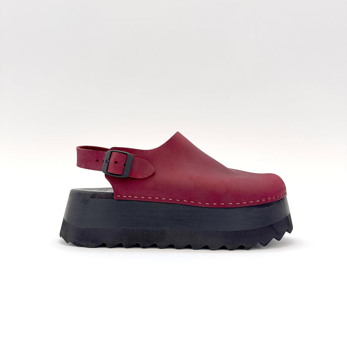 Tegan Clog in Black Cherry