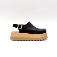 Tegan Clog in Black Leather - Coming Aug 9th