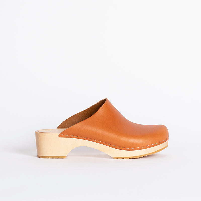 Worker Clog in Whiskey Leather - Ready to ship